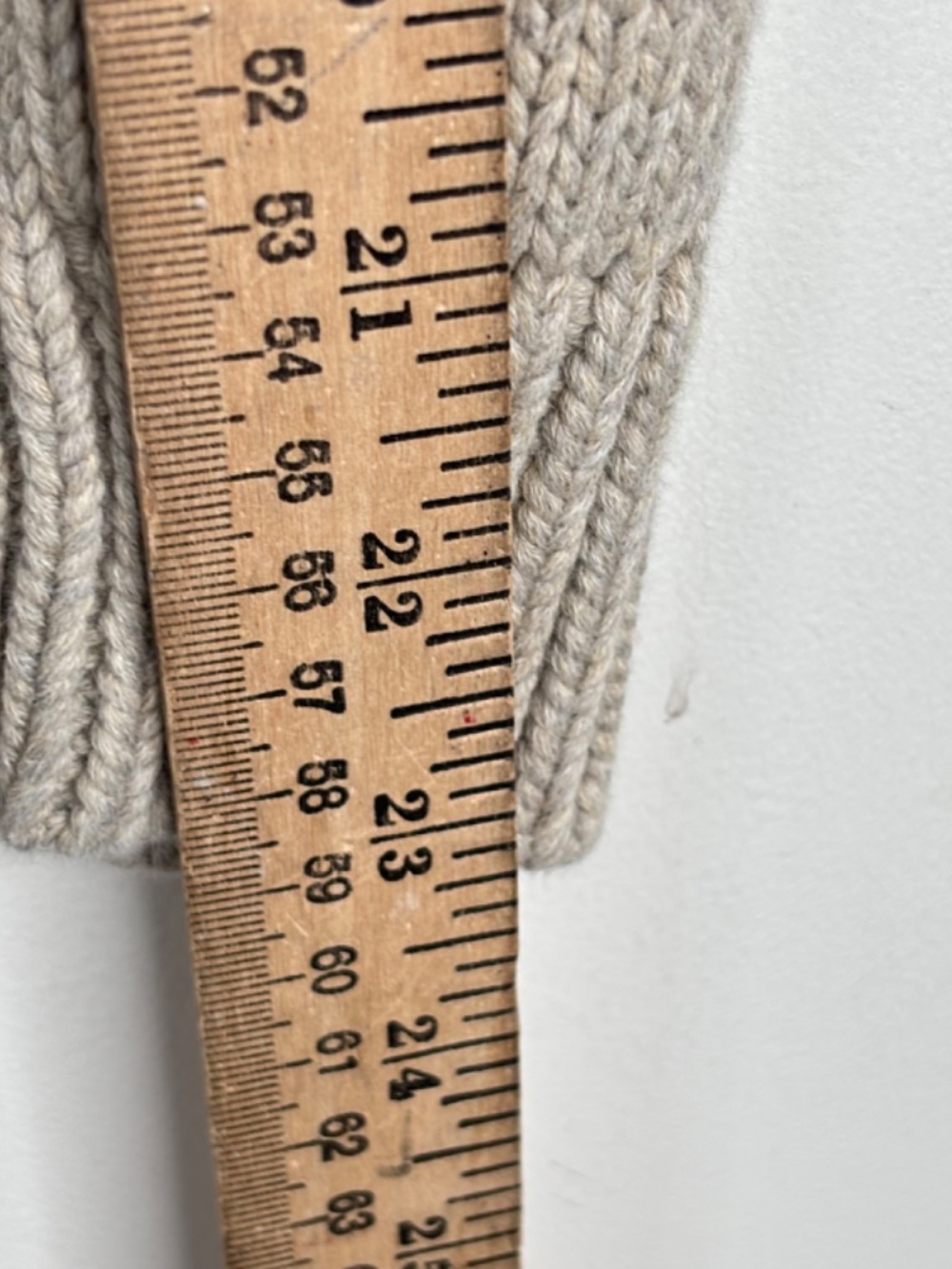 Banana Republic Organic Cotton Cardigan S Beige Chunky Fisherman Neutral Preppy - Picture 9 of 10